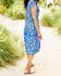 Floral Crinkle Midi Dress