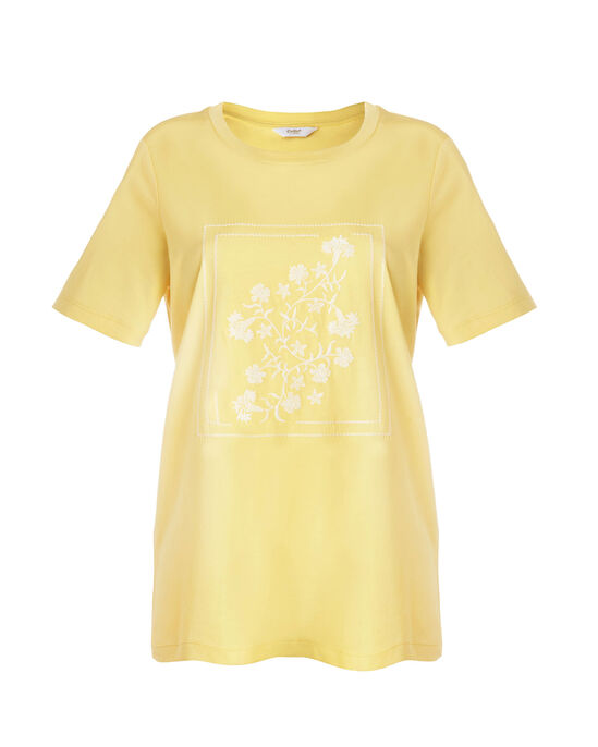 Sew-You Cotton Embroidered T-Shirt