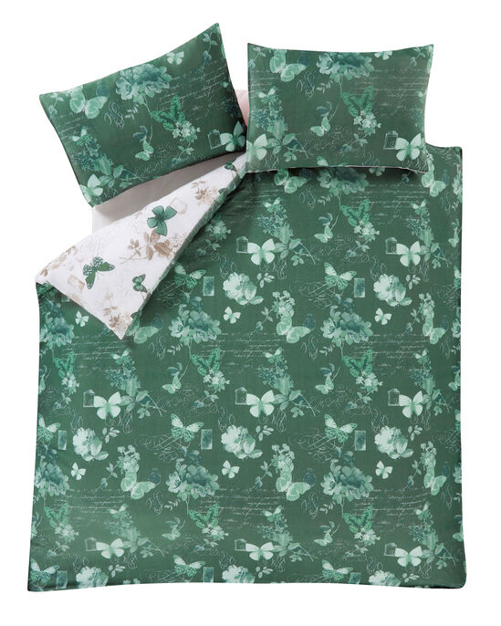 Green Butterfly Duvet Set 