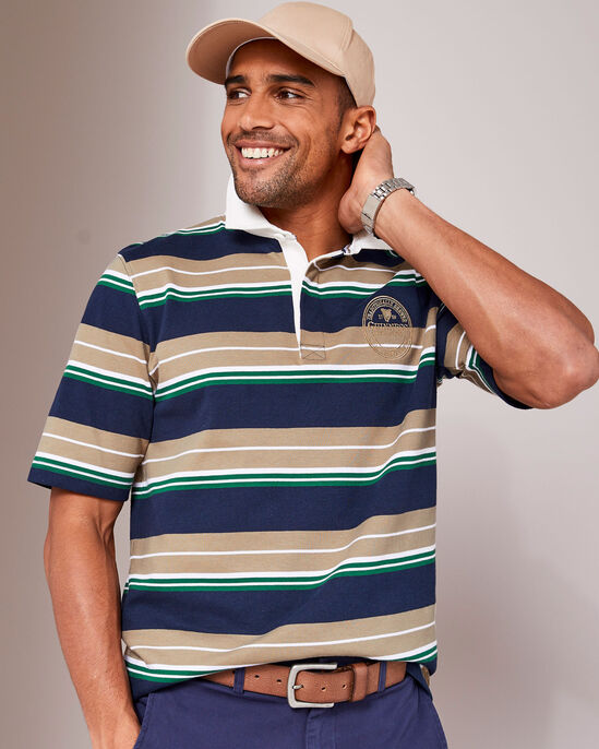 Guinness™ Short Sleeve Stripe Rugby Shirt