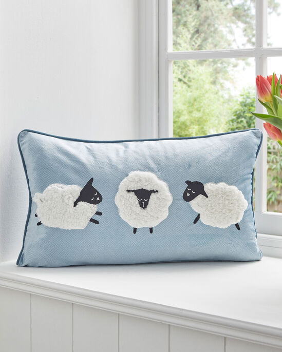 Sheep Appliqué Cushion