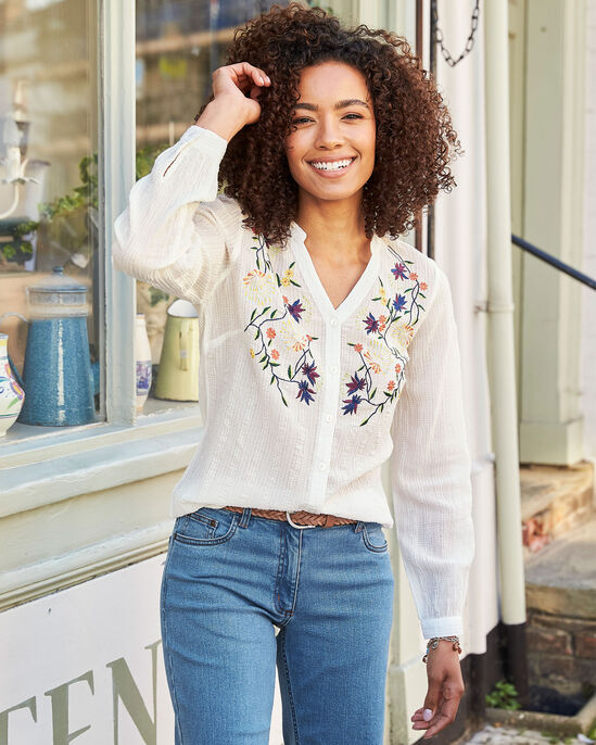Emmy Embroidered Blouse 