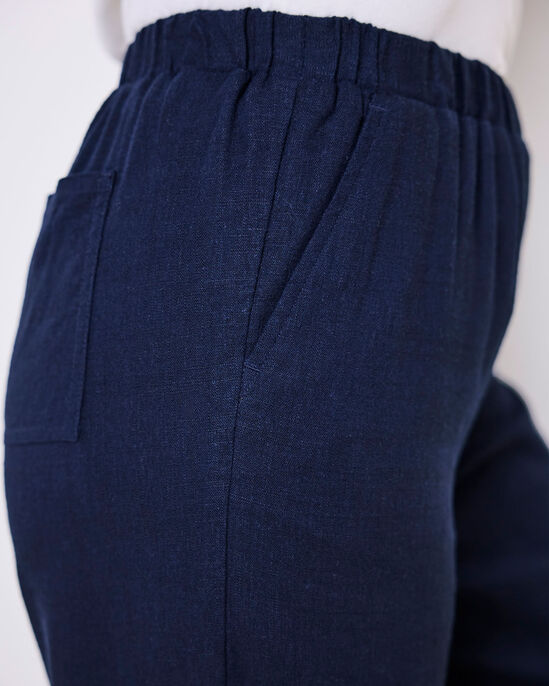 Viscose-Linen Blend Trousers