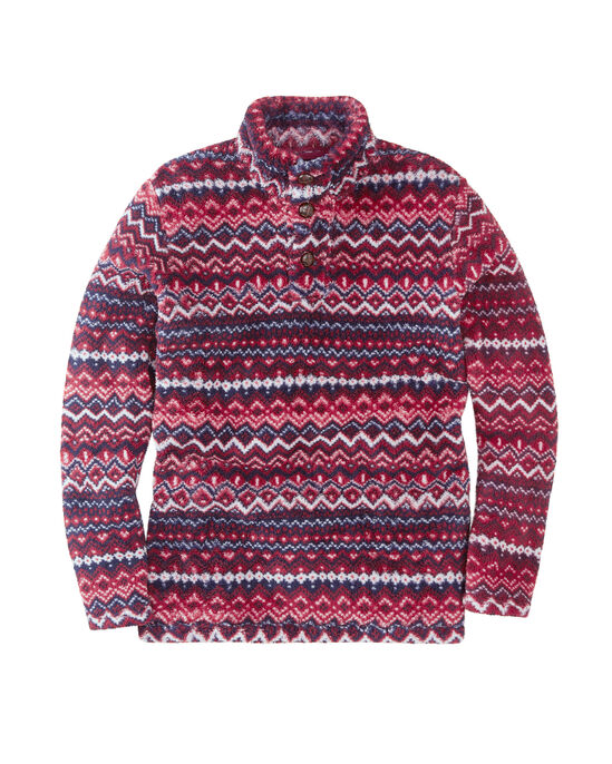 Soft Button Neck Fleece