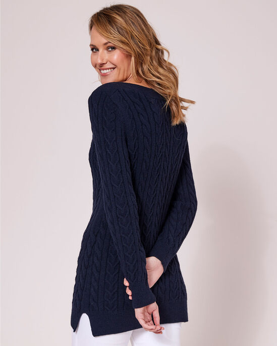 Cutest Cable Boat Neck Tunic