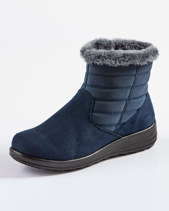 Cosy Lined Flexisole Quilted Boots