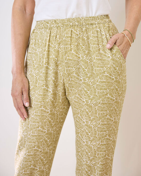 Pull-On Tapered Leg Trousers