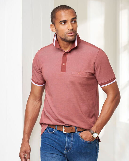 Luxury Birdseye Polo Shirt
