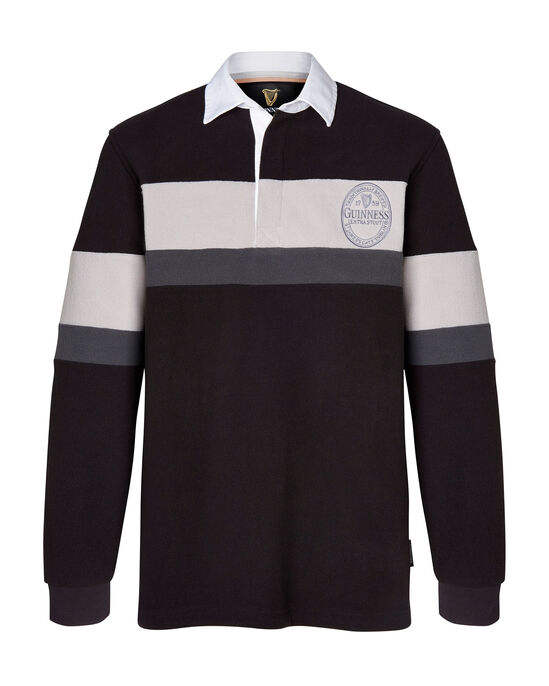 Guinness™ Long Sleeve Panelled Fleece Rugby Shirt