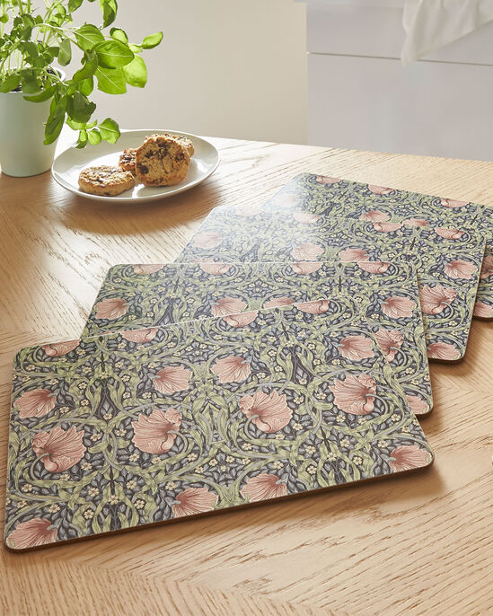 William Morris Set of 4 Placemats & Coasters