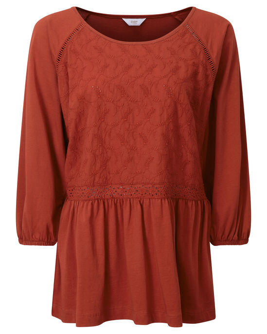 Jersey Embroidered Top