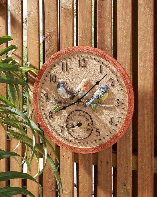 Bird Outdoor Clock