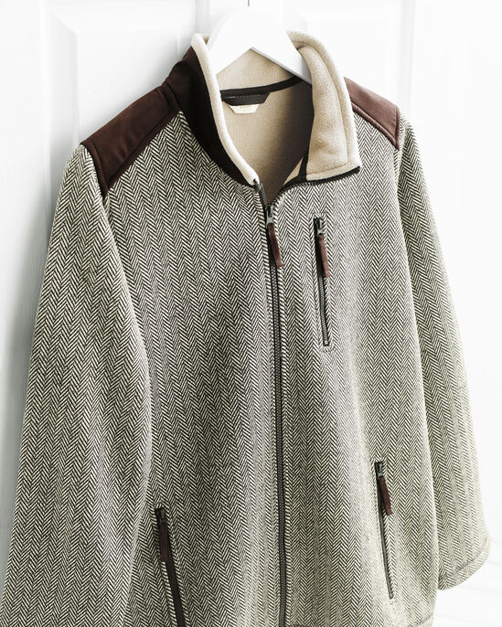 Herringbone Bonded Fleece Jacket