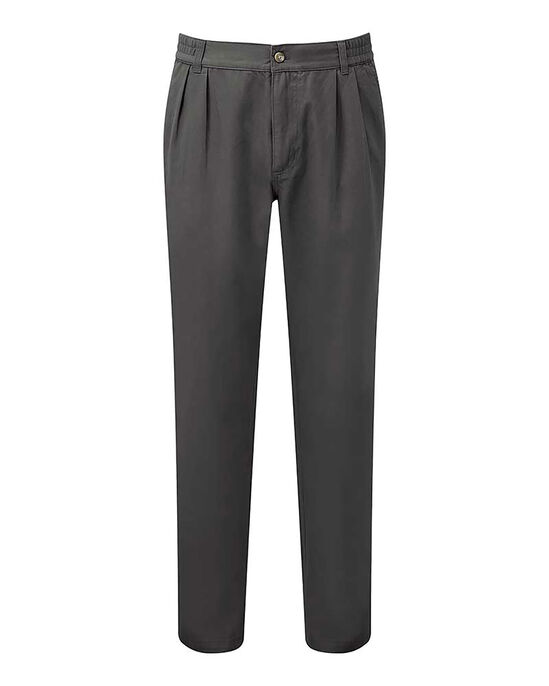 Pleat Front Comfort Trousers