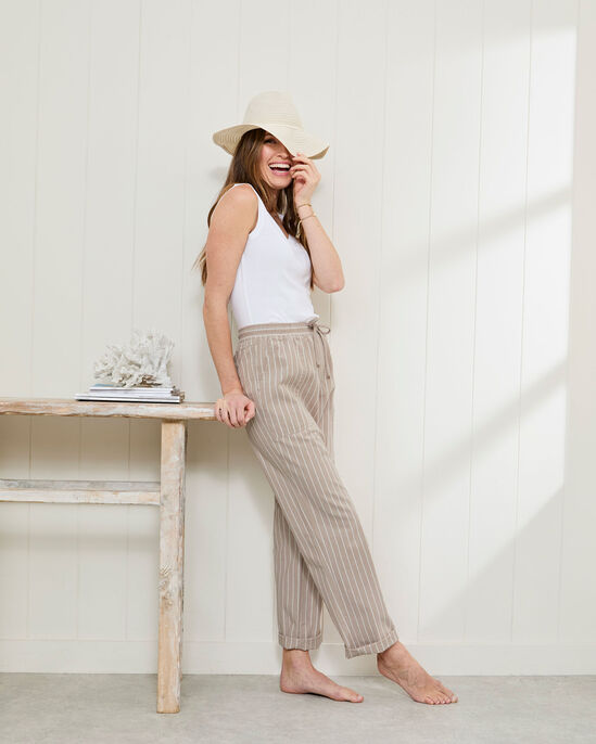 Cotton Pull-On Trousers