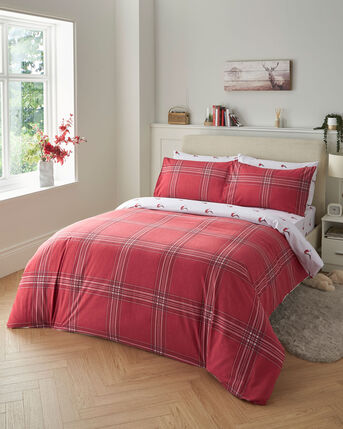 Robin Tartan Brushed Cotton Duvet Set