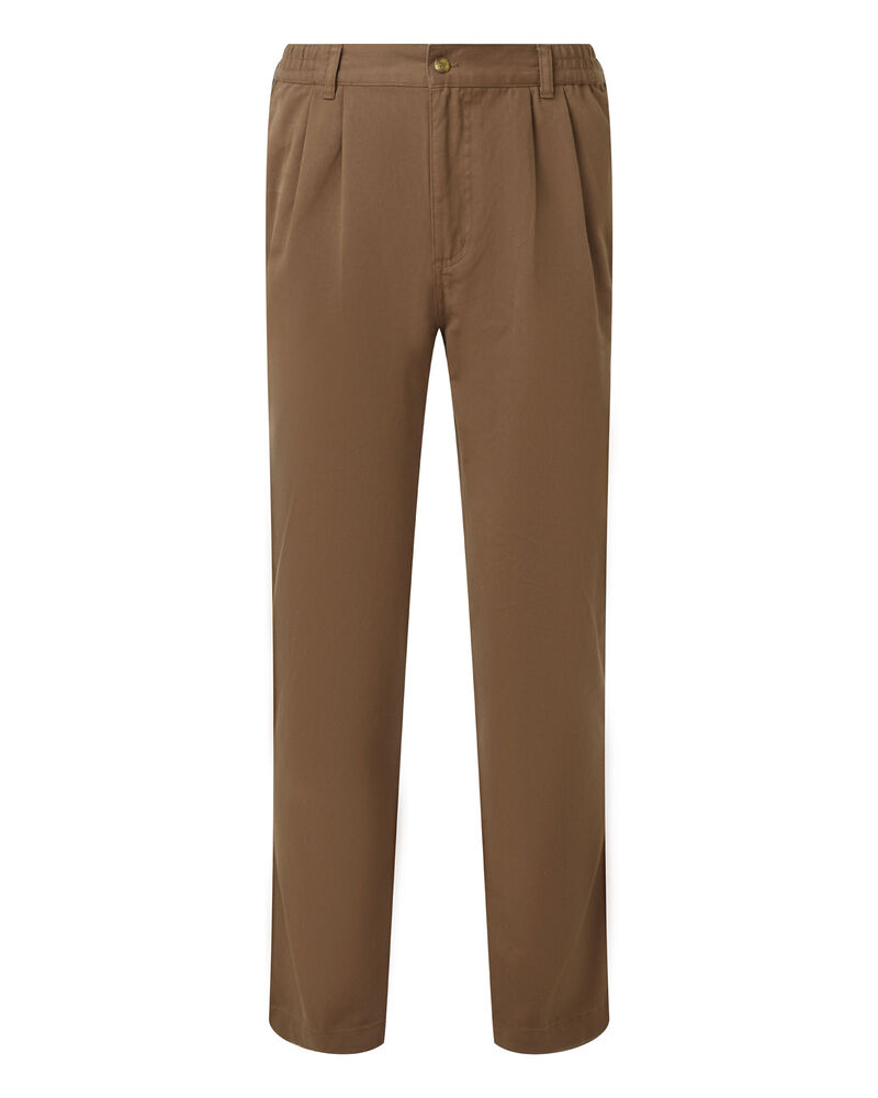 Pleat Front Comfort Trousers at Cotton Traders