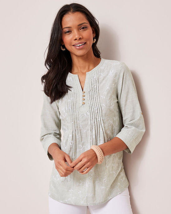 Embroidered Cotton Blouse