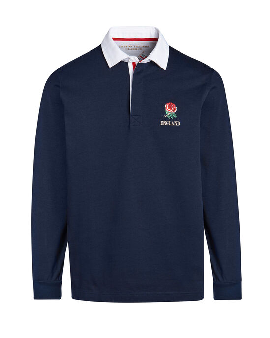 Long Sleeve Classic England Rugby Shirt