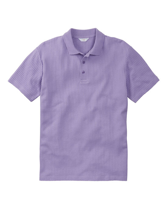 Seersucker Polo Shirt