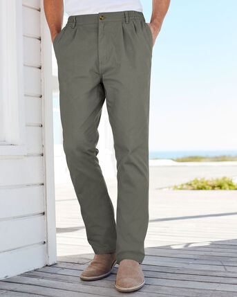 Pleat Front Comfort Trousers