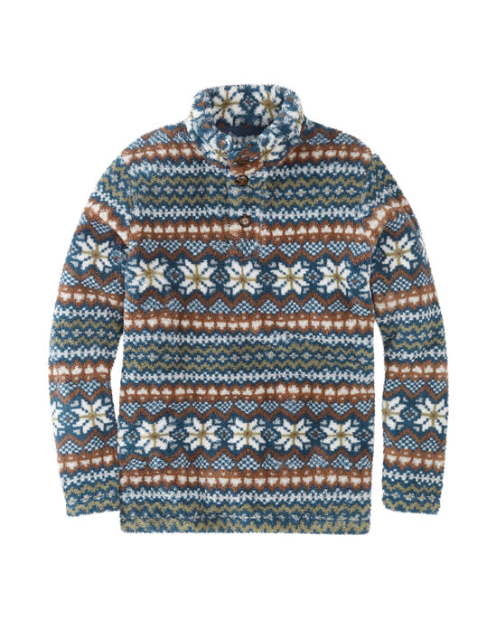 Soft Button Neck Fleece