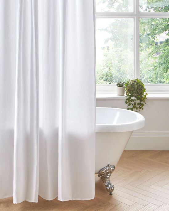 Waffle Shower Curtain
