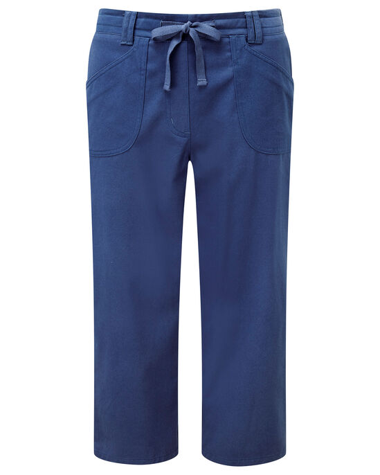 Wrinkle Free Pull-On Crop Trousers