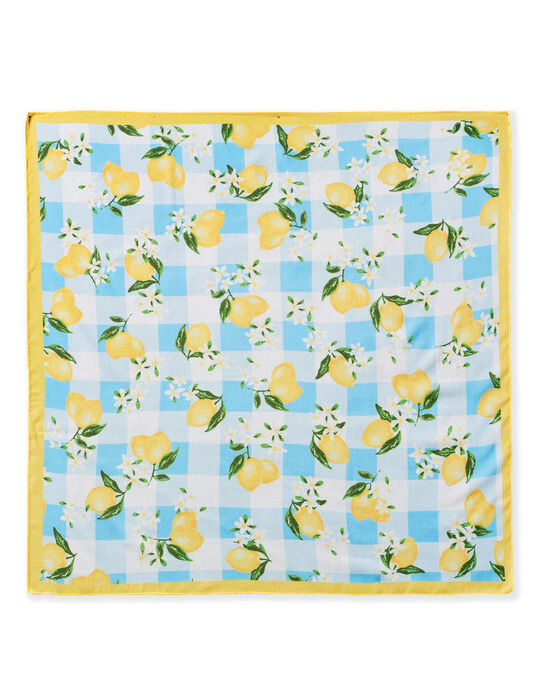 Lightweight Square Lemon Scarf