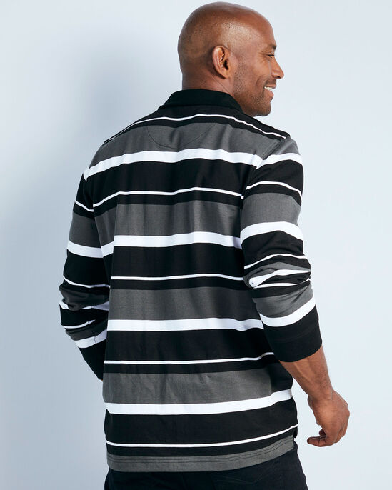 Guinness™ Long Sleeve Block Stripe Rugby Shirt