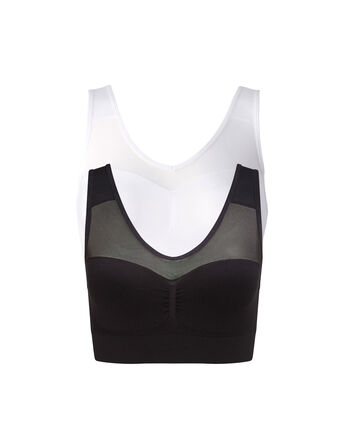 2 Pack Sheer Comfort Bras