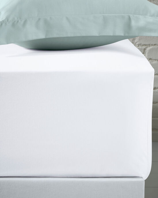 200 Thread Count Cotton Percale Extra Deep Fitted Sheet Single at ...