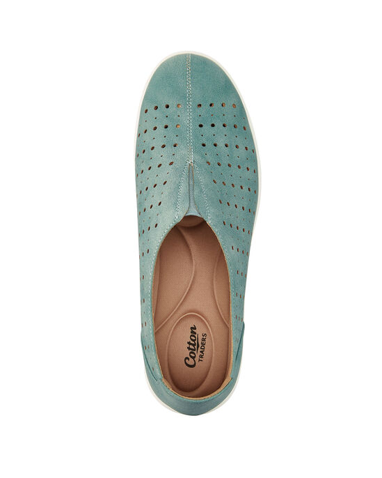 Laser Cut Slip On Shoes