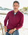 Half-Zip Mock Shirt Jumper