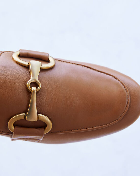 Grace Leather Ring Detail Loafers