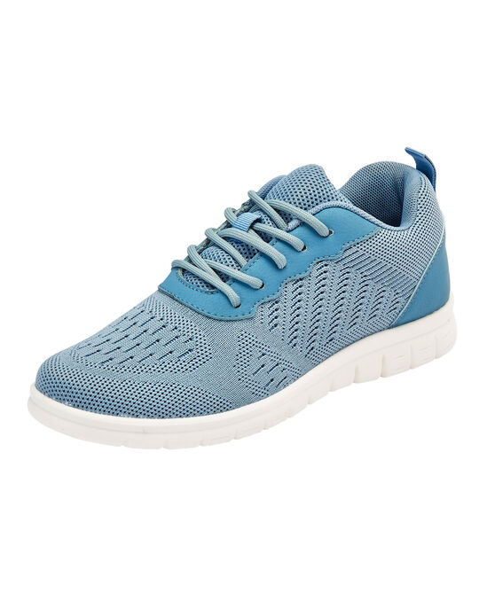 Lightweight Cushioned Lace-Up Trainers