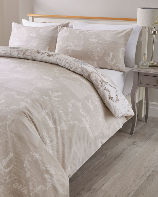 Postcards From Paris Duvet Set