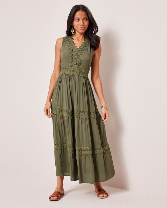 Crinkle Maxi Dress 