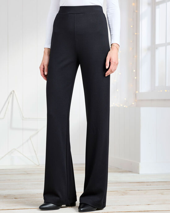 Jersey Wide-Leg Trousers