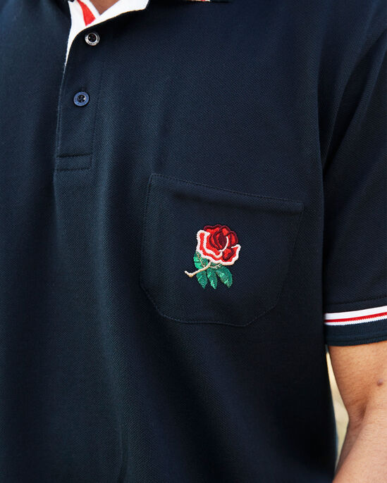 Short Sleeve Classic England Polo Shirt
