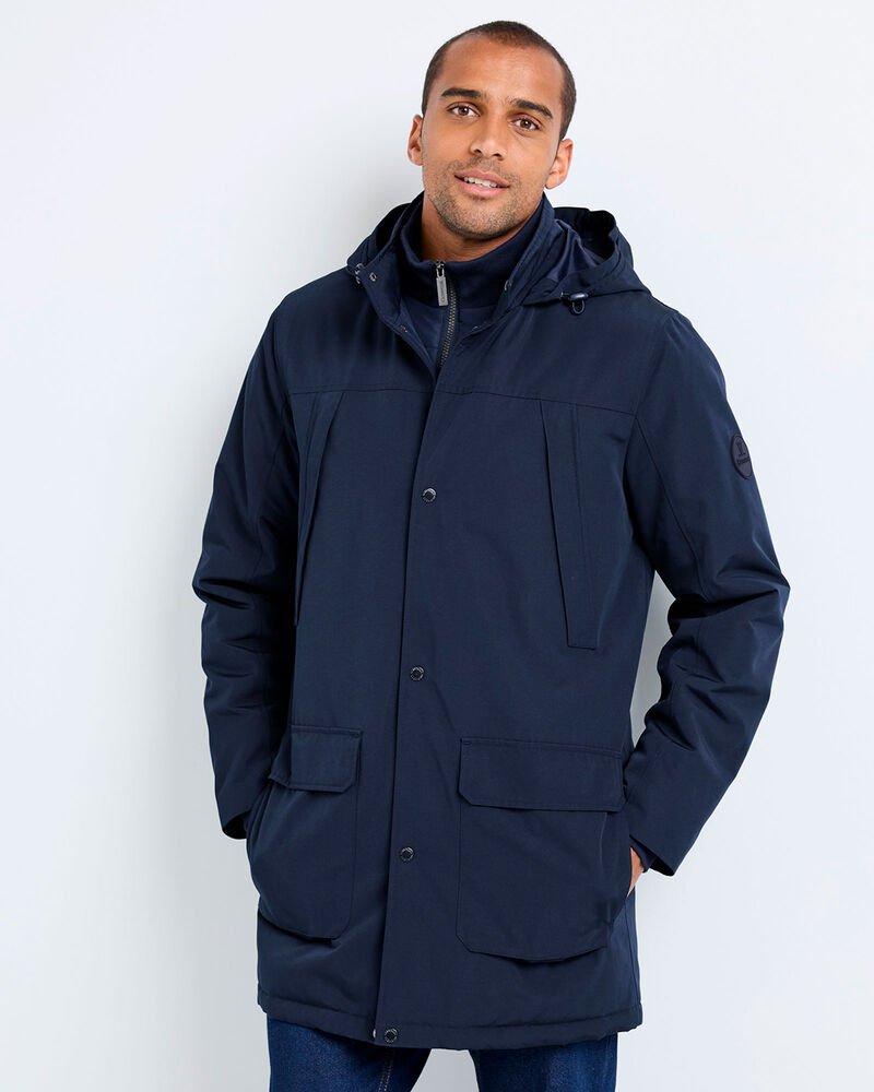 Guinness™ Showerproof Padded Longline Coat at Cotton Traders