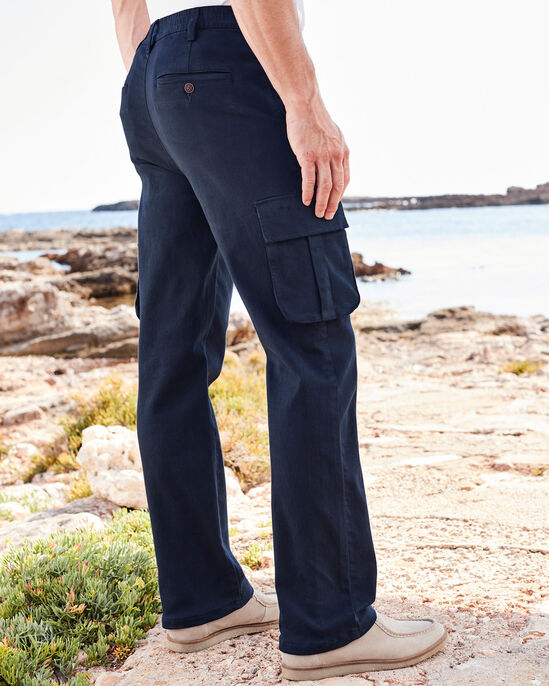 Relaxed Stretch Cargo Trousers