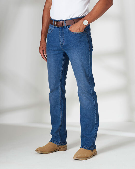 Straight Fit Stretch Jeans