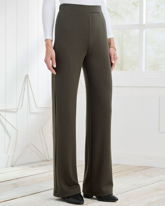 Jersey Wide-Leg Trousers