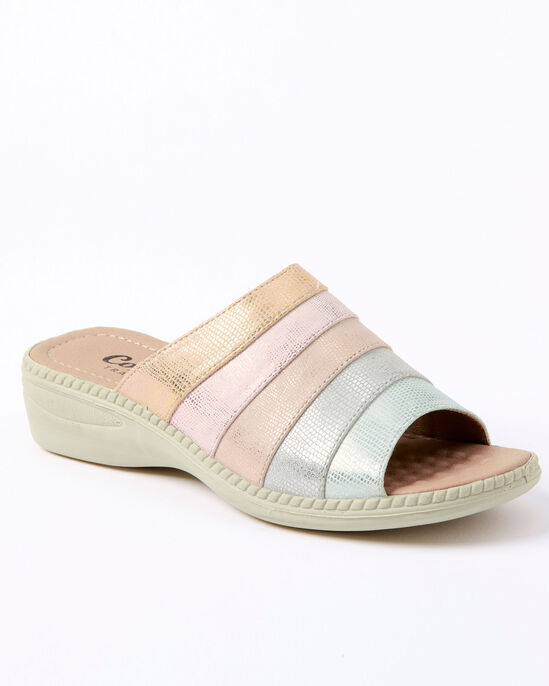 Flexisole Patchwork Mules