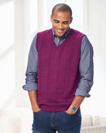 Luxury Soft Touch Cable Tank Top