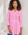Crinkle Lace Trim Tunic