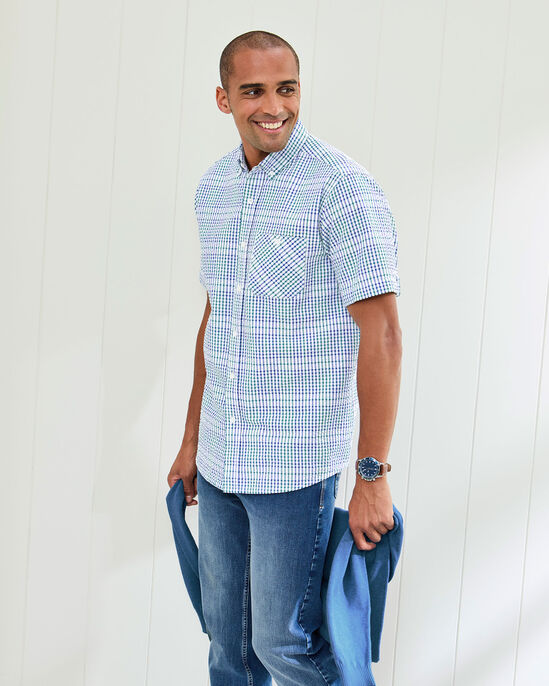 Check Seersucker Shirt