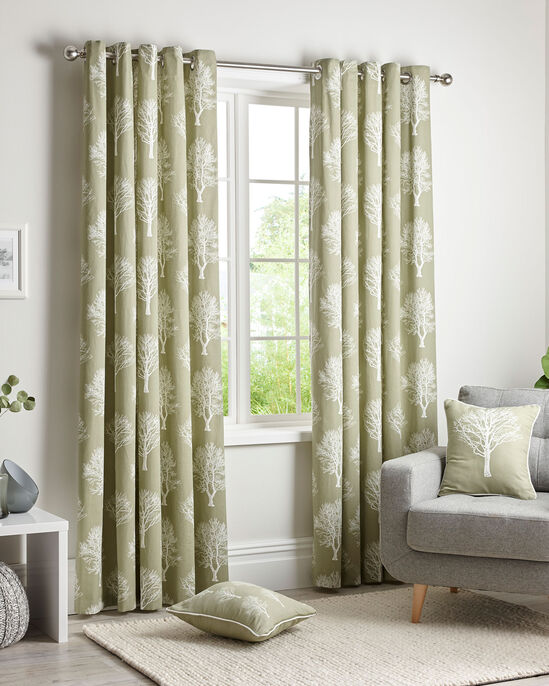 Woodland Eyelet Curtains 