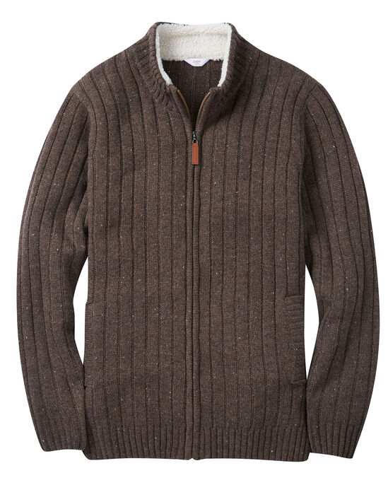 Sherpa Trim Cardigan
